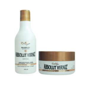 Kit Home Care Máscara(300g)/Shampoo(300ml) Absolut Verniz Ever Hair