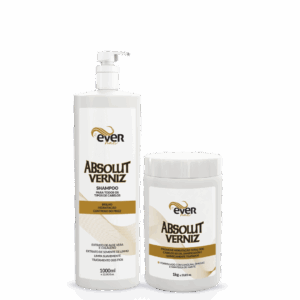 Kit Profissional Máscara(1Kg)/Shampoo(1L) Absolut Verniz Ever Hair