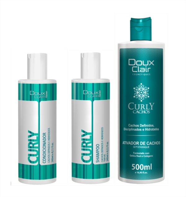 Doux Clair Kit Curly Cachos 3x1 10% Off