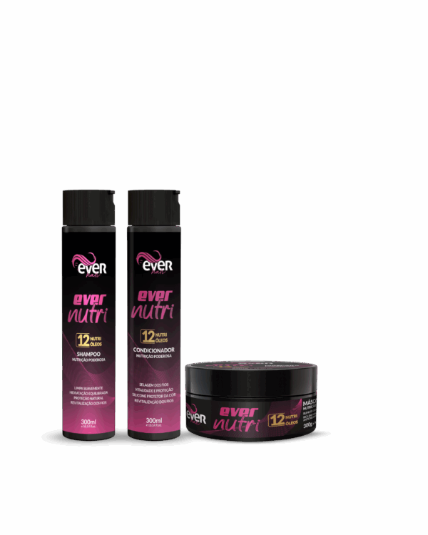 Kit Ever Nutri Shampoo 300ml, Condicionador 300ml e Máscara 300gr