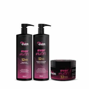 Kit Ever Nutri Shampoo 1000ml, Condicionador 1000ml e Máscara 500gr